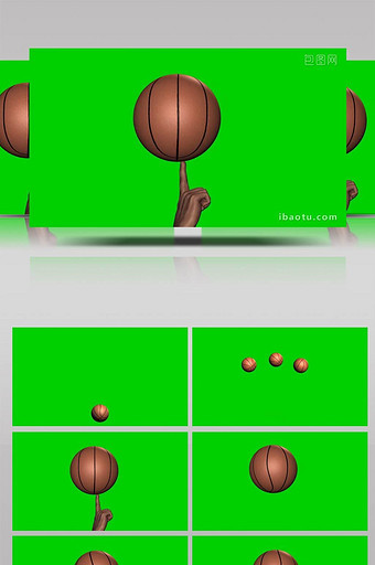 抠像素材篮球转动一群篮球跳动图片