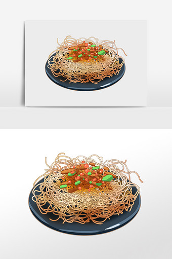 新疆炒米粉卡通图片图片