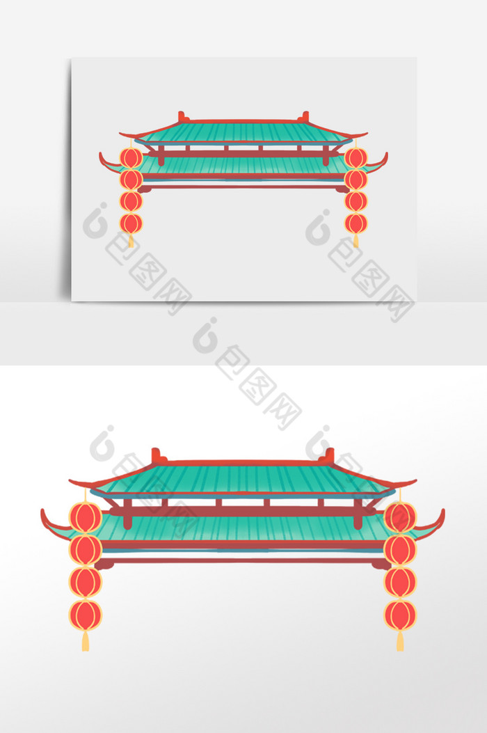 古风中式门头牌楼图片图片