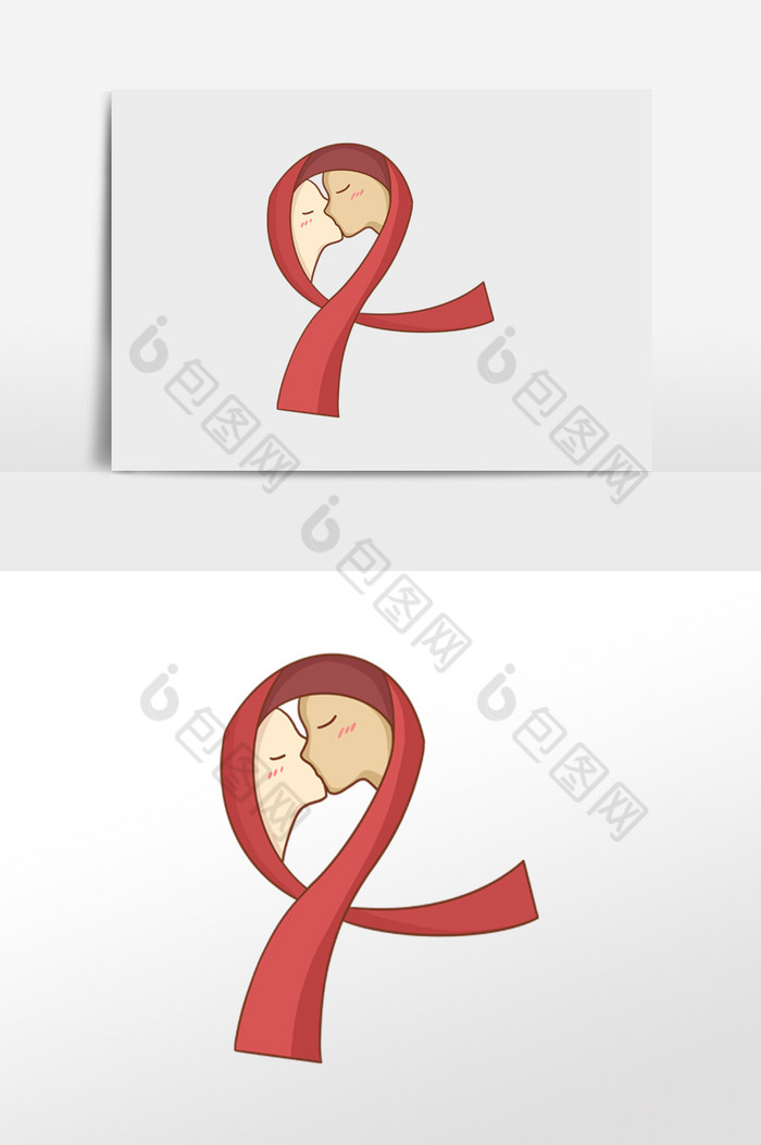 艾滋病防护红丝带图片图片