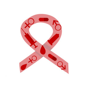 艾滋病红丝带符号