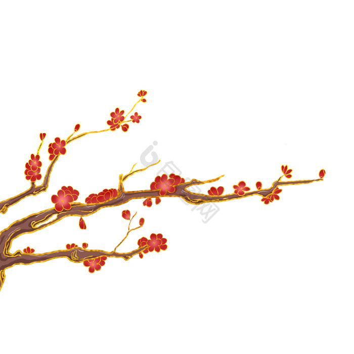 王雪涛画梅36幅，春意盎然！_梅花_写意_中国