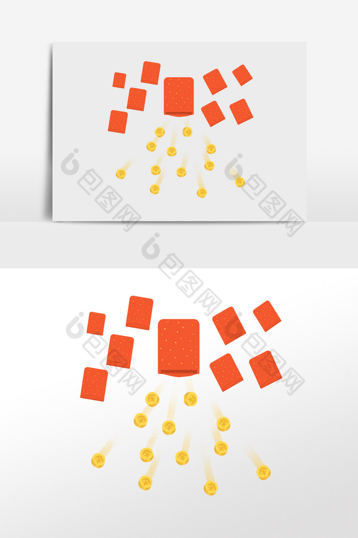 恭喜发财新年红包雨图片图片