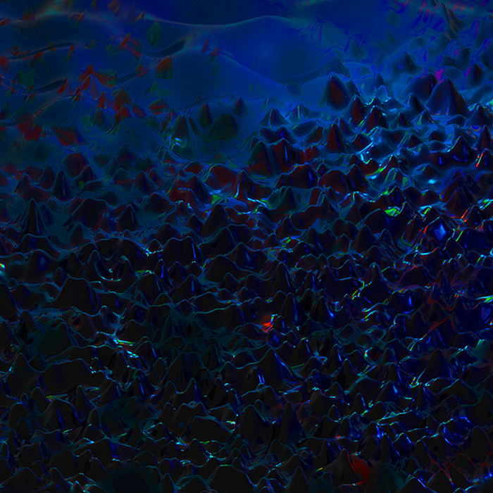 反光液体波浪3D图片