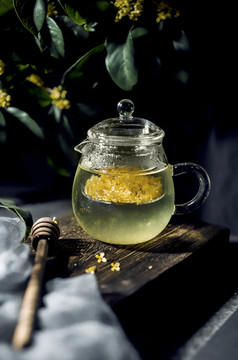 花茶玫瑰花茶桂花海报