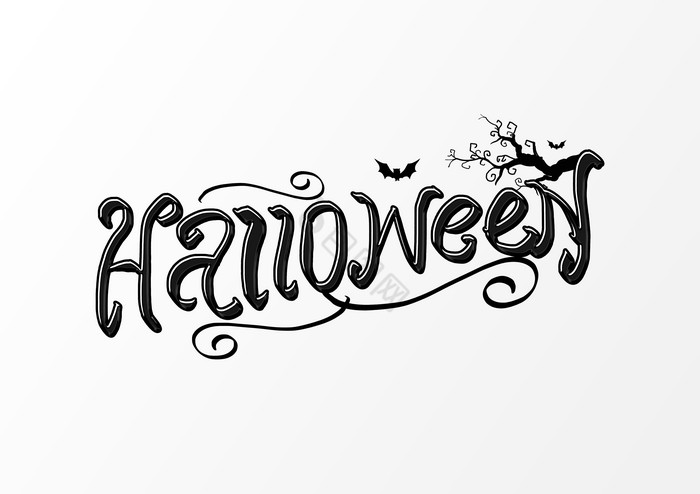 万圣节英文halloween图片