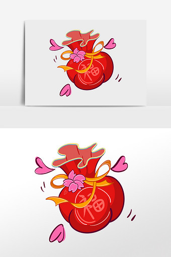 新年春节可爱福袋