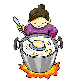 煮饺子简笔画图片