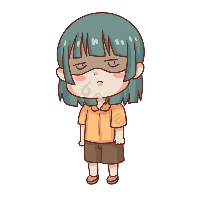 小女生嫌弃表情包