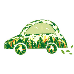绿色汽车新能源汽车