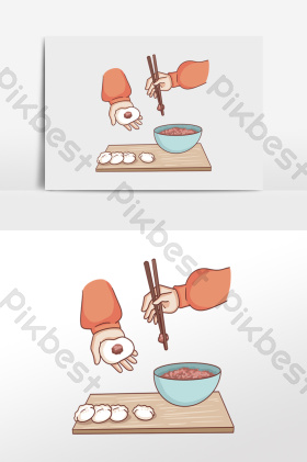 包饺子饺子制作流程图片