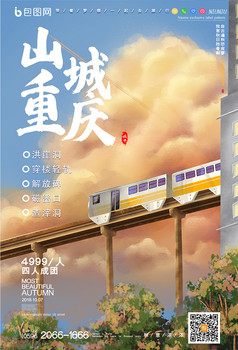 重庆山城网红景点旅游旅行团图片