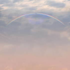 天空云海晚霞黄昏背景