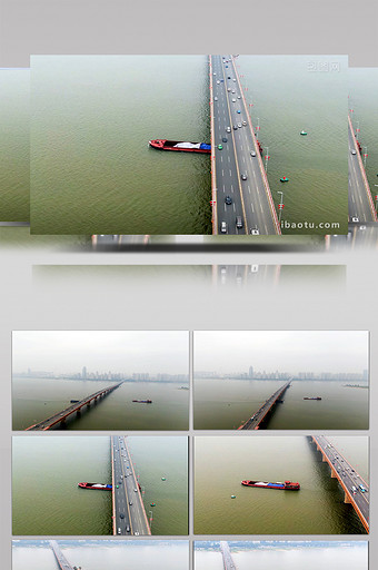 航拍江西南昌大桥图片