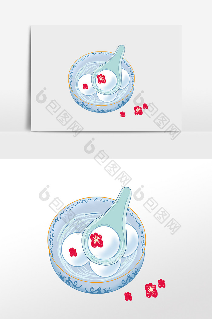 元宵节国潮汤圆元宵