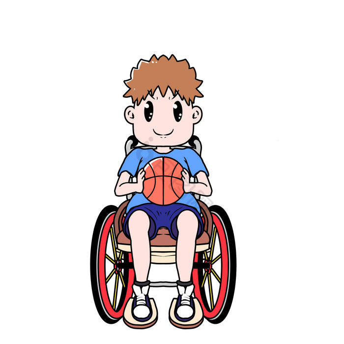 残疾人运动打篮球图片