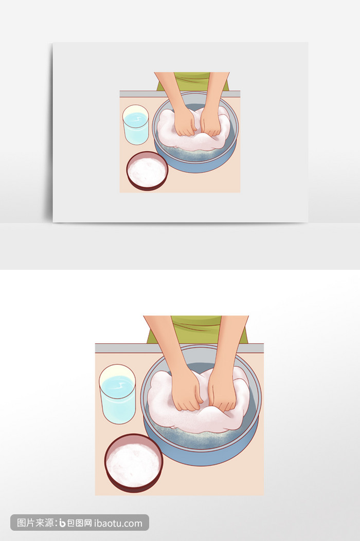 冬至立冬包饺子揉面流程,包图网,图片,素材,模板,免费