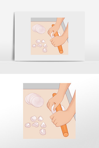 冬至包饺子擀饺子皮流程