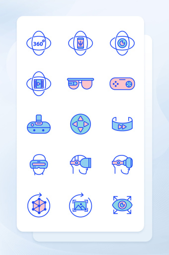 vr图标-vr图标设计图片-包图网