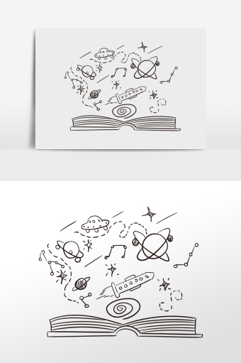 线描学习书中奥秘知识