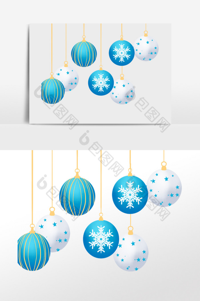 圣诞节圆球吊球装饰图片图片