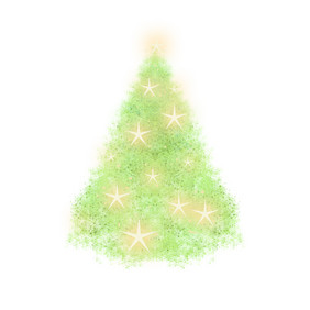 圣诞快乐闪灯圣诞树