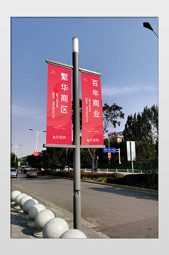 户外广告牌样机