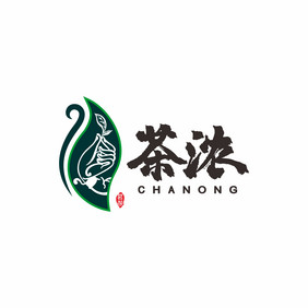 茶楼茶馆茶叶茶庄LOGO标志VI