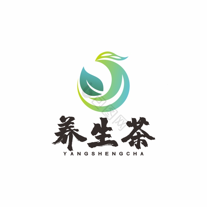 茶楼茶叶茶馆茶壶养生logo标志vi模板-包图网