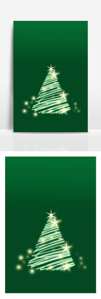 圣诞节绿色圣诞树背景