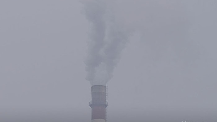 延时拍摄烟囱冒烟空气污染环保雾霾环境保护