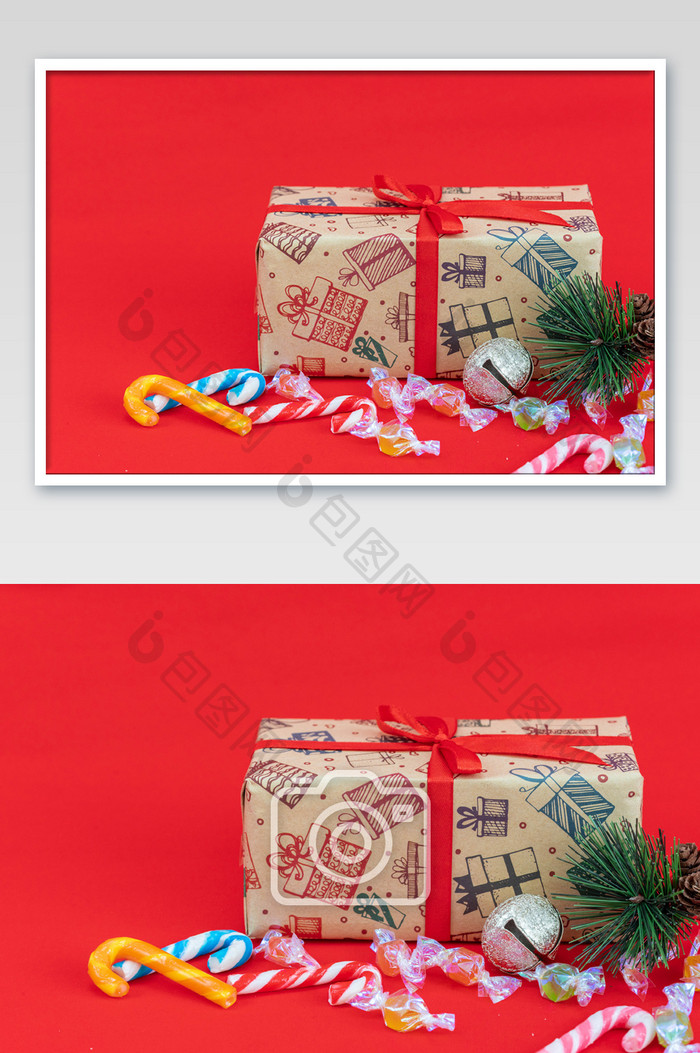 圣诞节糖果和礼盒