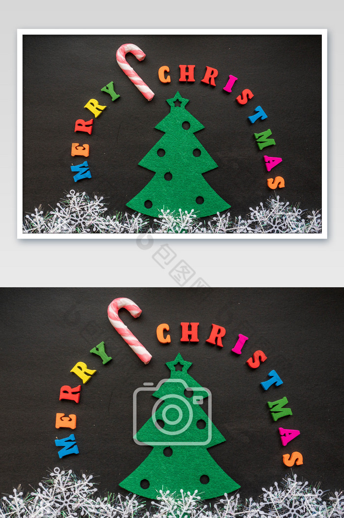 绿色圣诞树装饰品图片图片