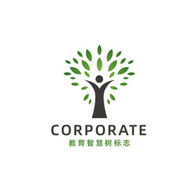 教育智慧树标志儿童logo