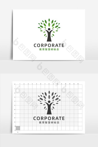 教育智慧树标志儿童logo图片
