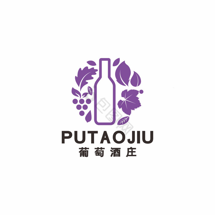 葡萄酒logo图片大全_葡萄酒logo素材下载-包图网