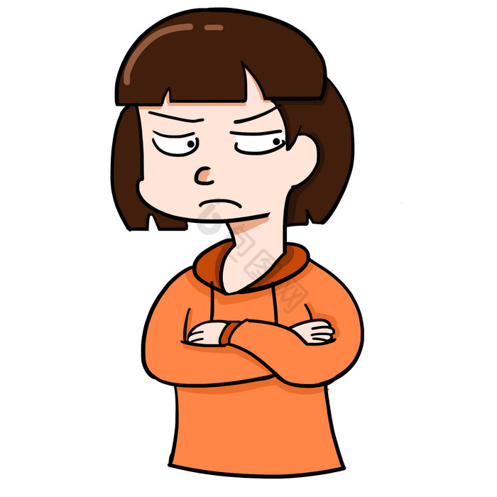 女生嫌弃鄙视表情包