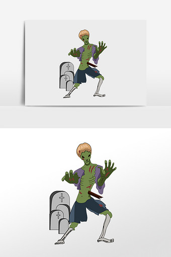 万圣节丧尸僵尸鬼怪