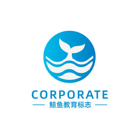 鲸鱼教育冲浪logo