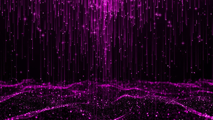 紫色浪漫粒子背景视频