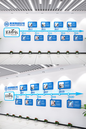 企业发展历程企业文化墙logo墙办公室走图片下载
