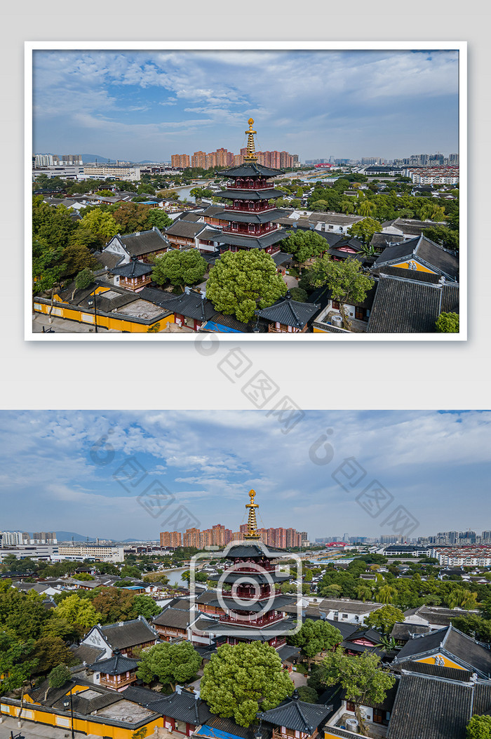 大气苏州寒山寺风景区