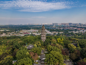 大气江苏苏州虎丘山风景区摄影图