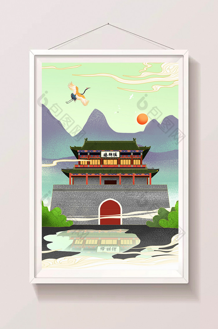 建筑旅游插画图片图片