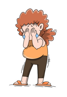 大肚子孕妇产前抑郁图片