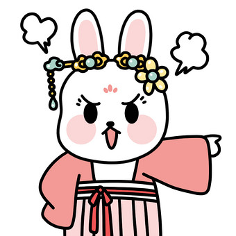 兔子汉服表情包10动图gif