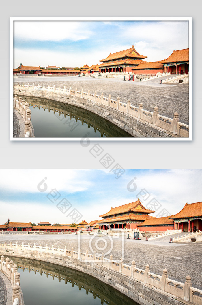 壮观的北京故宫午门图片图片