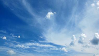 震撼高端蔚蓝天空云层飘动背景视频