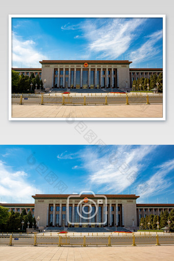 壮观的北京人民大会堂图片