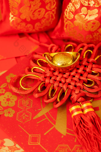 牛年春节新年金元宝中国节发财吉祥